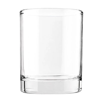 270ml - Mónaco Vaso de Vidrio con Base Gruesa - Frasco Old Fashioned para Velas - Cristal Transparente - Candle Craft