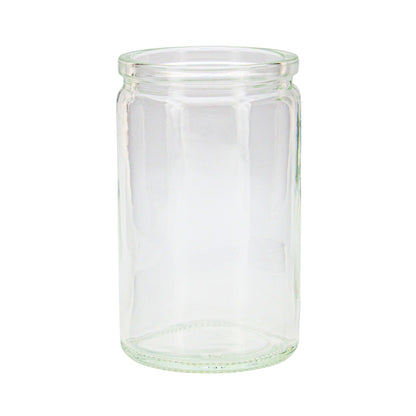 130ml - Vaso 100 Mini para Veladora - Vaso de vidrio para Velas - Transparente - Mini