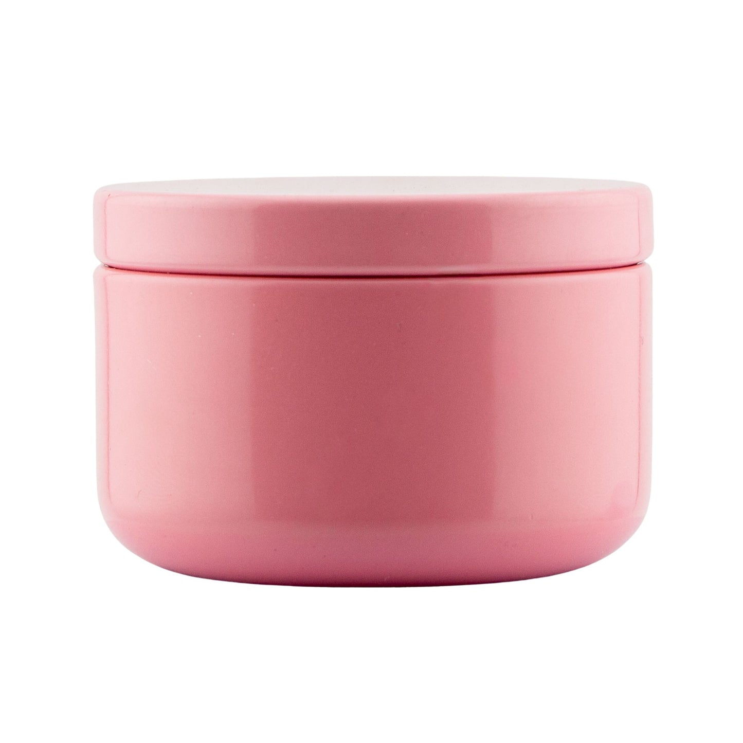 65ml - Tokio Lata de Aluminio Redondo para Velas - Rosa Pastel Brillante