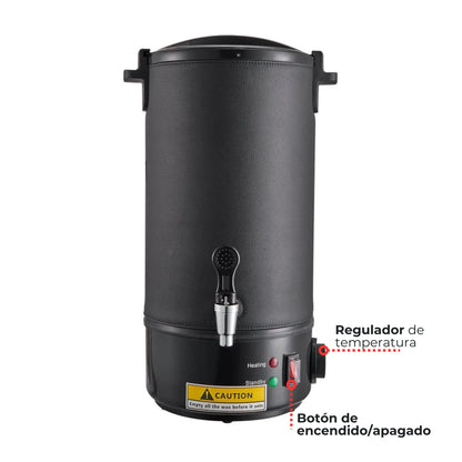 Kit Fundidor de Cera de 10 L – Derretidor de Cera Eléctrico Profesional con Llave Dispensadora hasta 110°C – Wax Melter para Velas Artesanales