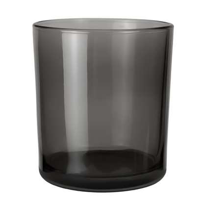 300ml - Mónaco Vaso de vidrio para velas - Gris Transparente