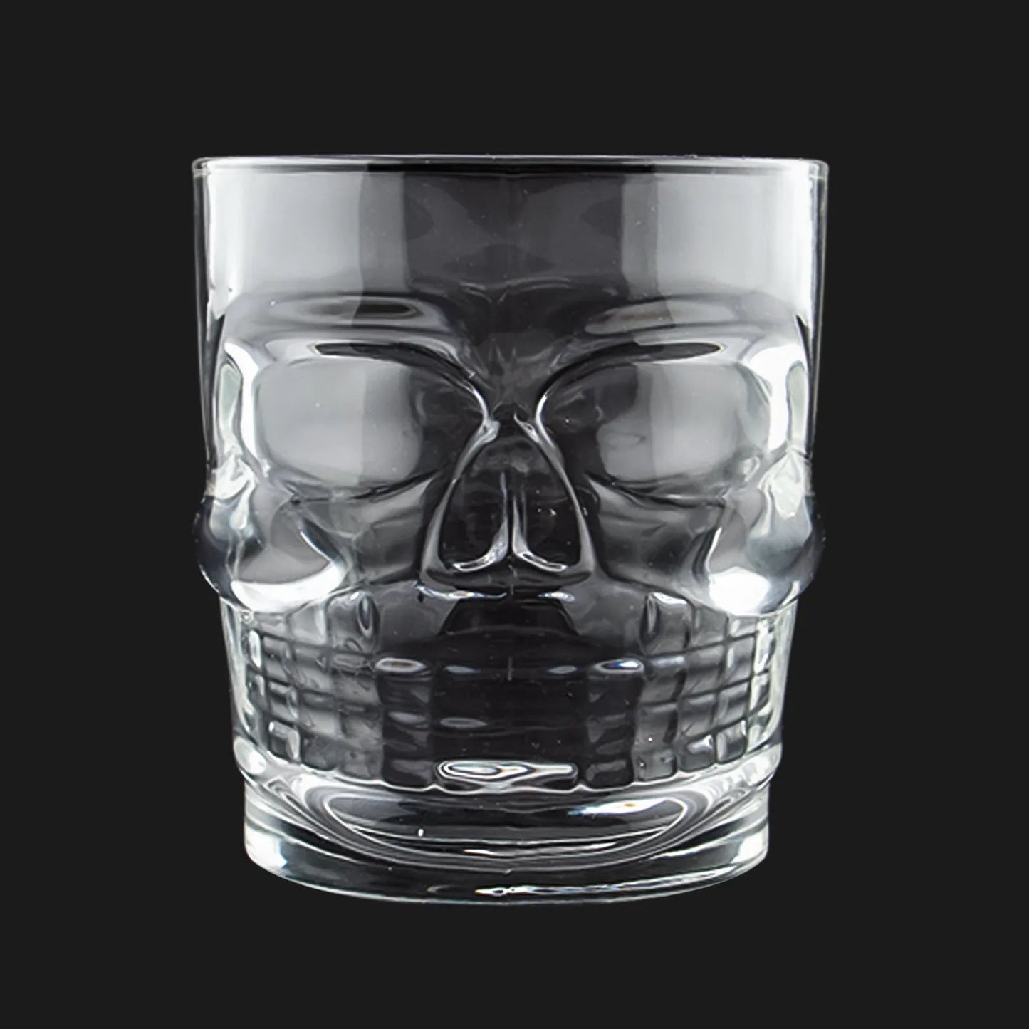300ml - Mónaco Vaso Calavera de vidrio para velas - Transparente - Candle Craft