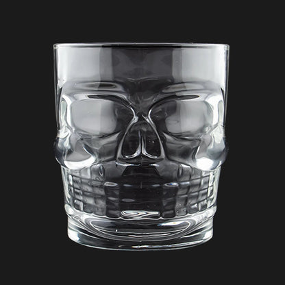 300ml - Mónaco Vaso Calavera de vidrio para velas - Transparente - Candle Craft