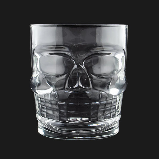 300ml - Mónaco Vaso Calavera de vidrio para velas - Transparente - Candle Craft