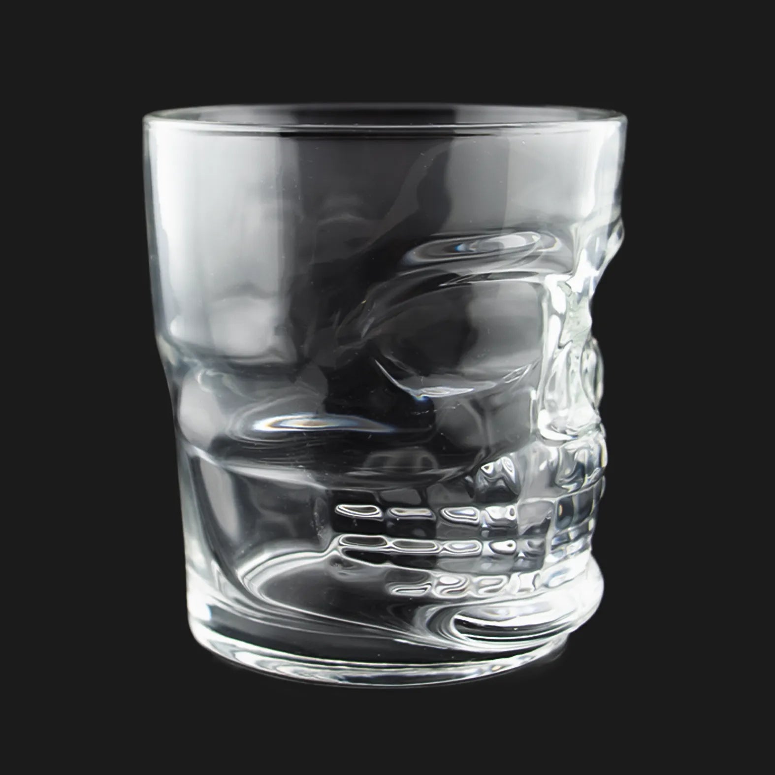 300ml - Mónaco Vaso Calavera de vidrio para velas - Transparente - Candle Craft