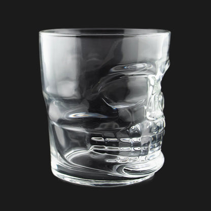 300ml - Mónaco Vaso Calavera de vidrio para velas - Transparente - Candle Craft