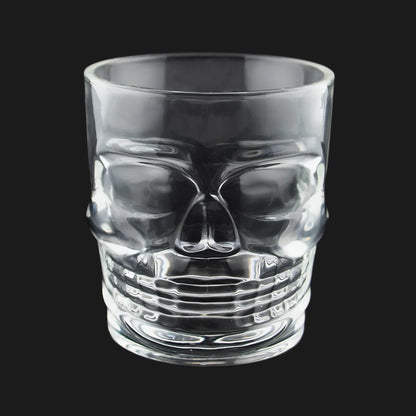 300ml - Mónaco Vaso Calavera de vidrio para velas - Transparente - Candle Craft