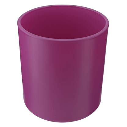 300ml - Mónaco Vaso de vidrio para velas - Frasco Fucsia Morado - Mate - Candle Craft