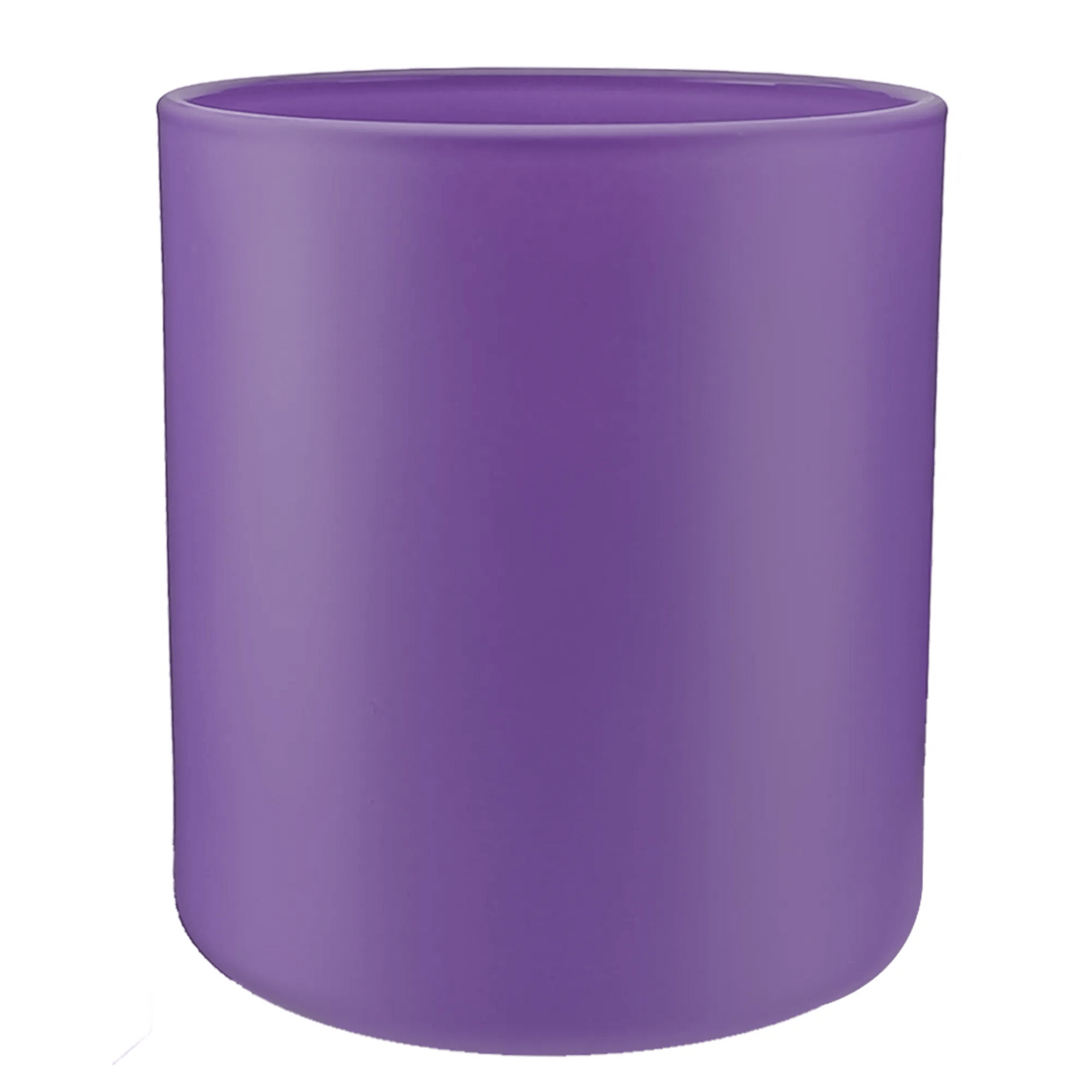 300ml - Mónaco Vaso de vidrio para velas - Frasco Morado - Mate - Candle Craft
