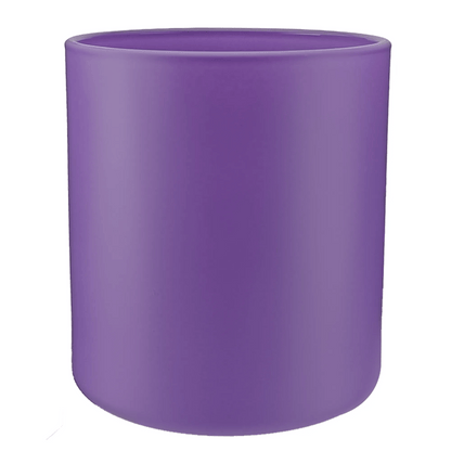 300ml - Mónaco Vaso de vidrio para velas - Frasco Morado - Mate - Candle Craft