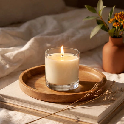 300ml - Mónaco Vaso de vidrio para velas - Frasco Transparente - Candle Craft
