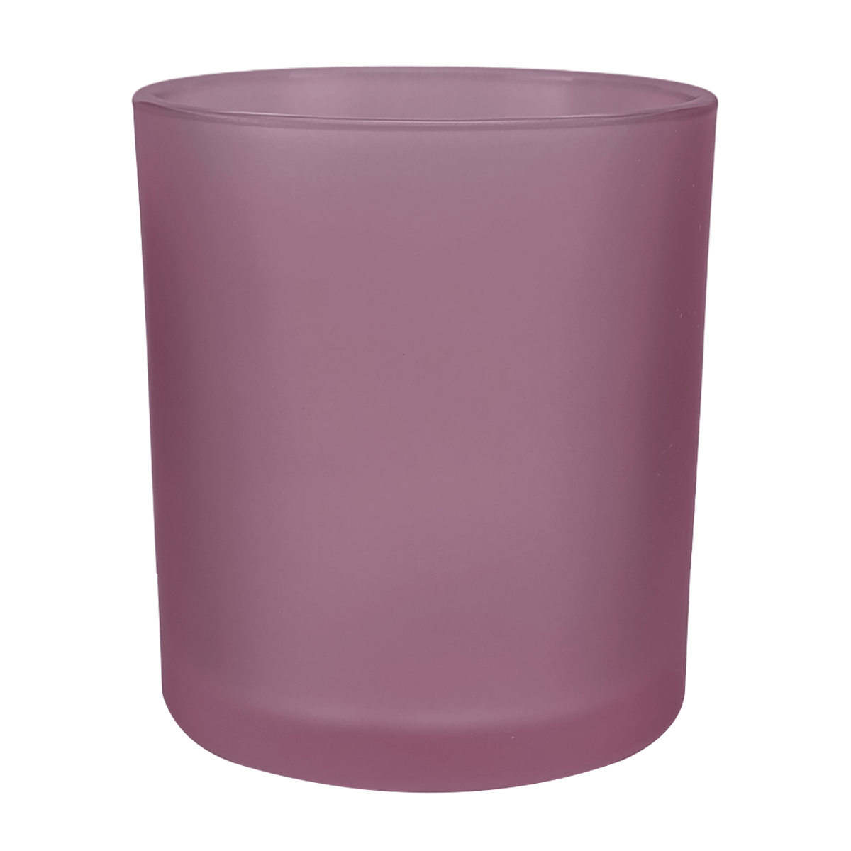 300ml - Mónaco Vaso de vidrio para velas - Lila / Morado Satinado - Candle Craft
