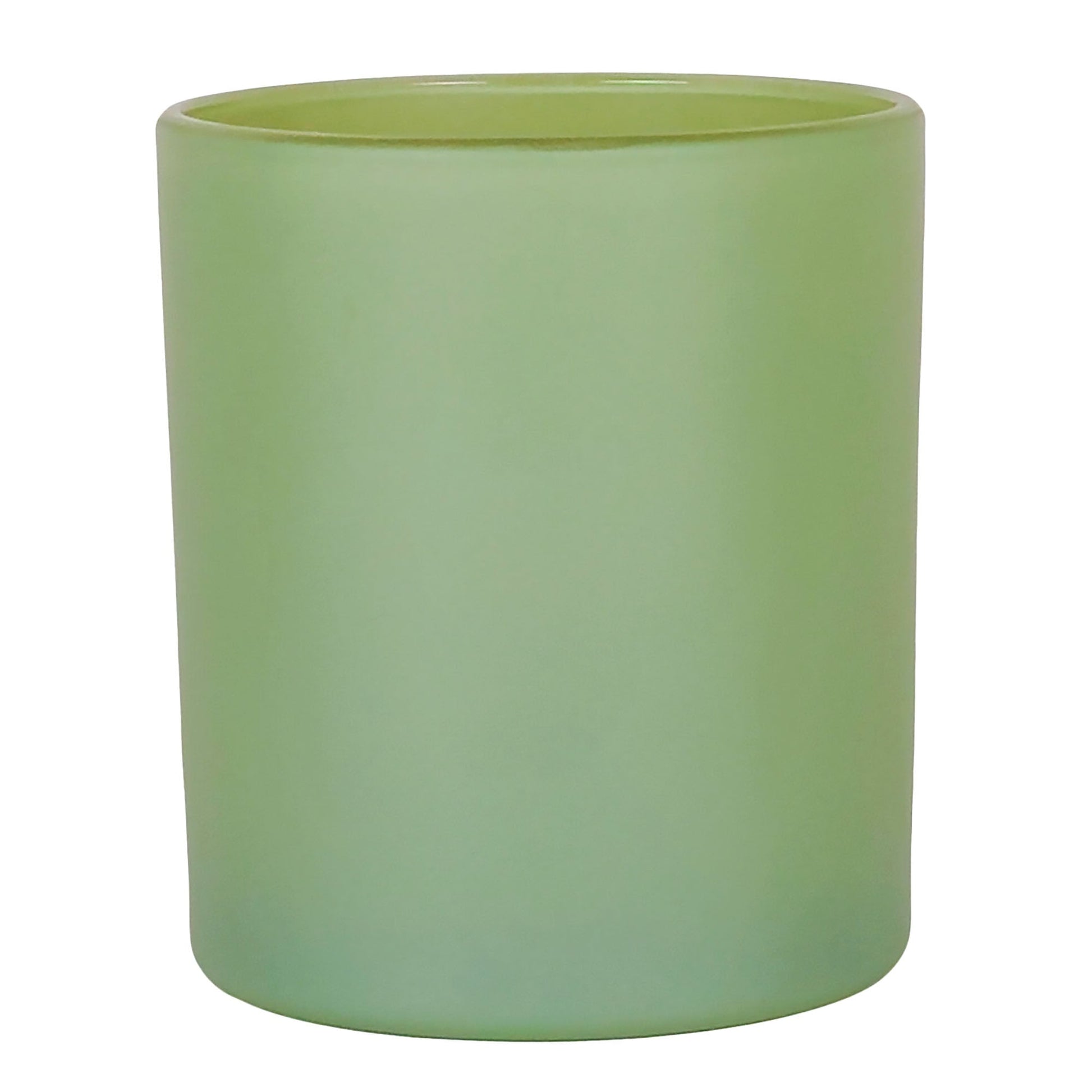 300ml - Mónaco Vaso de vidrio para velas - Verde Menta Mate - Candle Craft