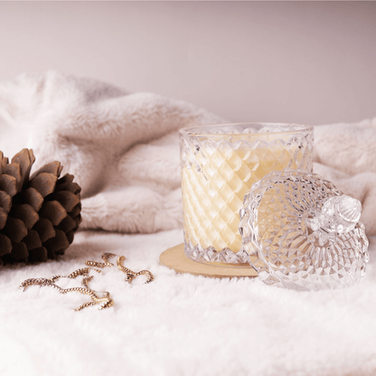 300ml - París Vaso de lujo de vidrio para velas - Transparente - Candle Craft