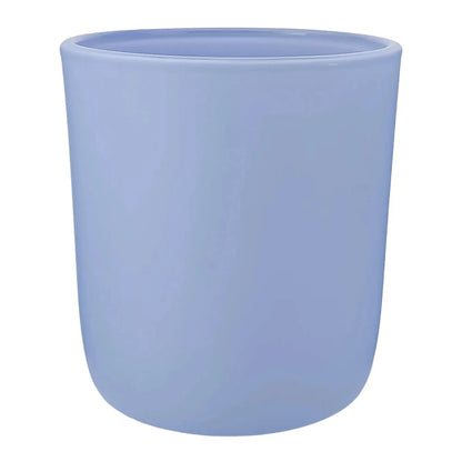 300ml - Valencia Vaso de Vidrio para Velas con Base Redondo - Frasco Azul Bebé Azul Cielo Pastel - Mate - Candle Craft
