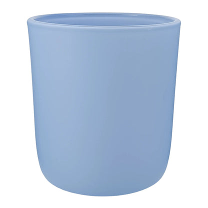 300ml - Valencia Vaso de Vidrio para Velas con Base Redondo - Frasco Azul Bebé Azul Cielo Pastel - Mate - Candle Craft