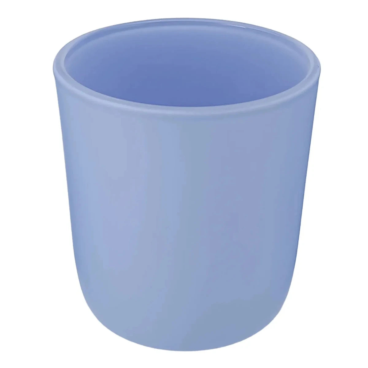 300ml - Valencia Vaso de Vidrio para Velas con Base Redondo - Frasco Azul Bebé Azul Cielo Pastel - Mate - Candle Craft