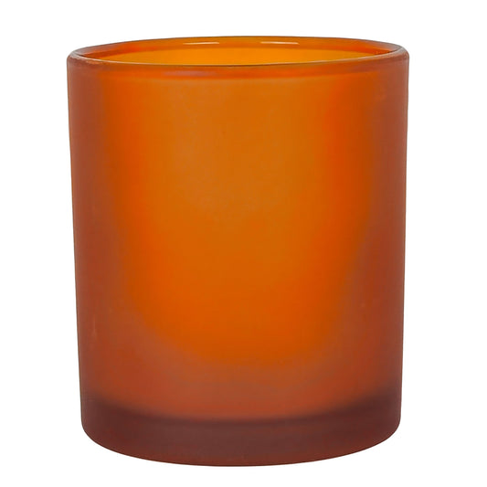 300ml - Mónaco Vaso de vidrio para velas - Ámbar Satinado