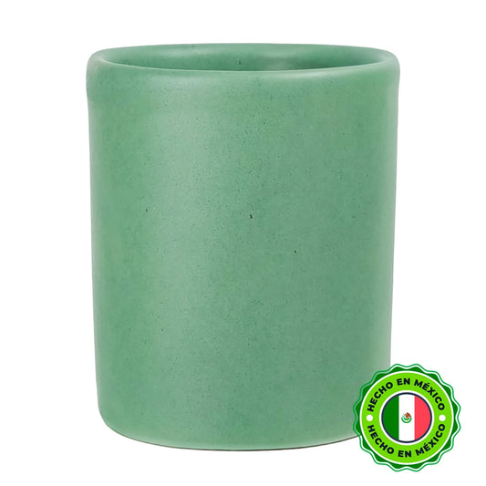 320ml - Colección Talavera – Vasos de Cerámica para Velas - Verde Menta - Candle Craft