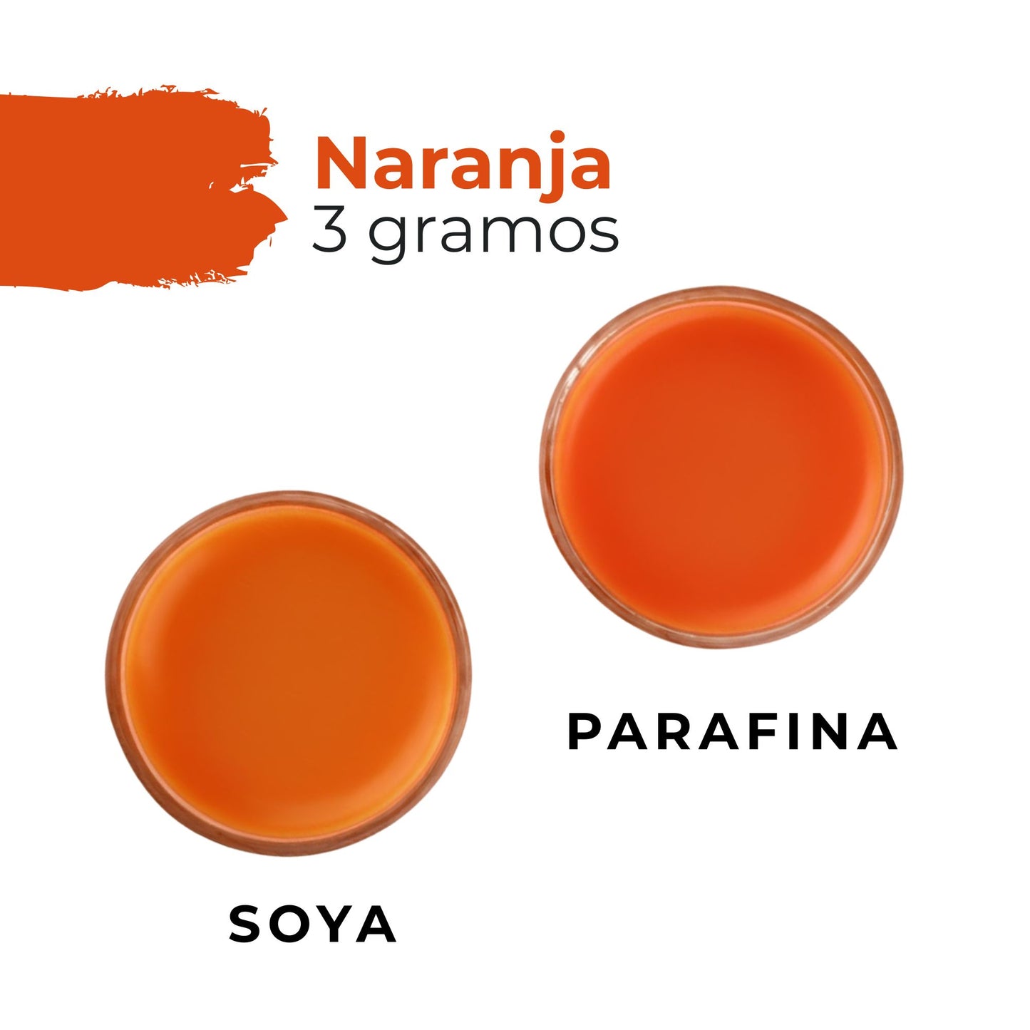 Colorante Sólido para Velas - Tinte en Escamas de Alta Concentración – Color: Naranja