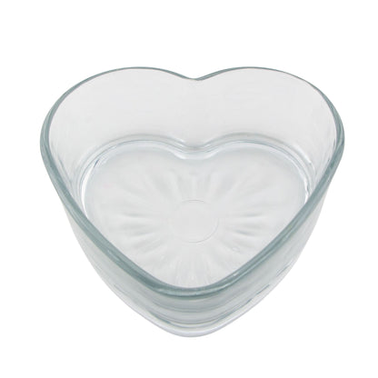 620ml - Corazon de Cristal para Velas - Transparente