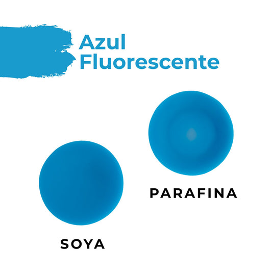 Colorante en Polvo Neón Fluorescente para Velas Alta Concentración – Color: Azul