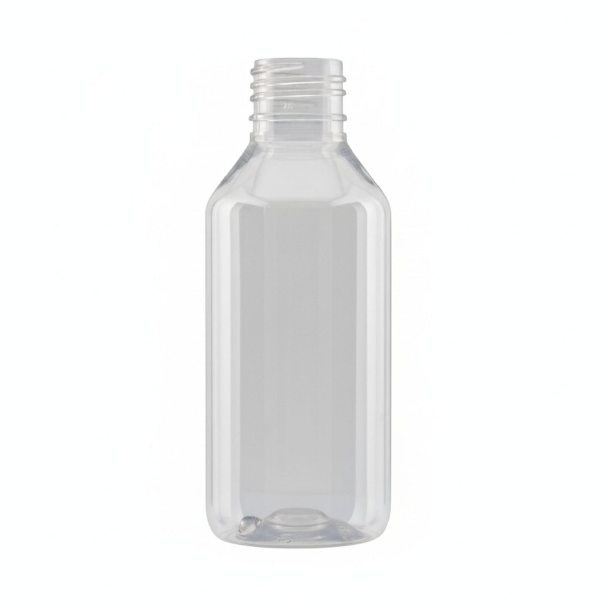 240ml Botella de Plástico PET - Rosca R-24 - Transparente