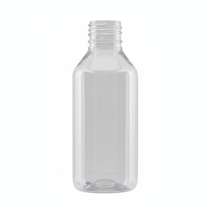 240ml Botella de Plástico PET - Rosca R-24 - Transparente