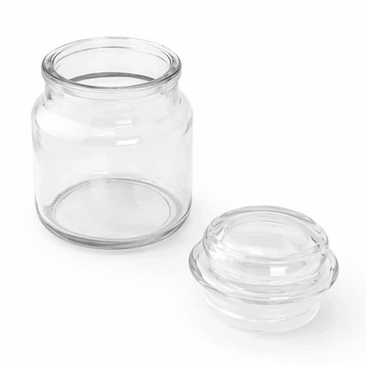 400ml - Oxford Vaso de vidrio para velas estilo columna cilíndrico - Transparente - Candle Craft