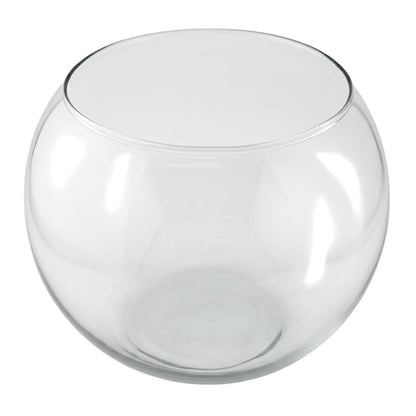 400ml Vaso par Vela Portavela Pecera - Vaso de vidrio para velas redonda - Cristal Transparente - Candle Craft