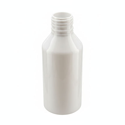 120ml Botella de Plástico PET - Rosca R-24 - Blanca