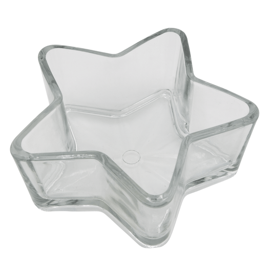 440ml - Colección Navidad - Estrella de Cristal para Velas - Transparente (Edición Especial de Navidad) - Candle Craft