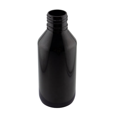 240ml Botella de Plástico PET - Rosca R-24 - Ámbar Oscuro