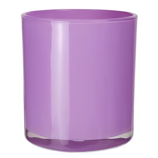 450ml - Mónaco Vaso de vidrio para velas - Morado Brillante