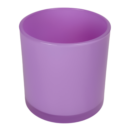 450ml - Mónaco Vaso de vidrio para velas - Morado Brillante