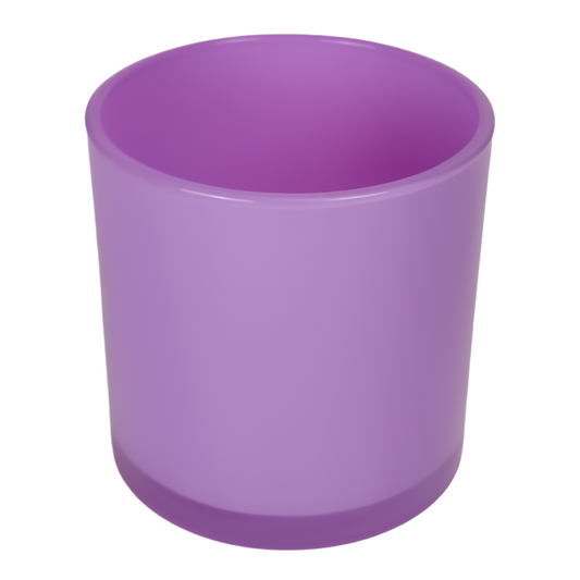450ml - Mónaco Vaso de vidrio para velas - Morado Brillante