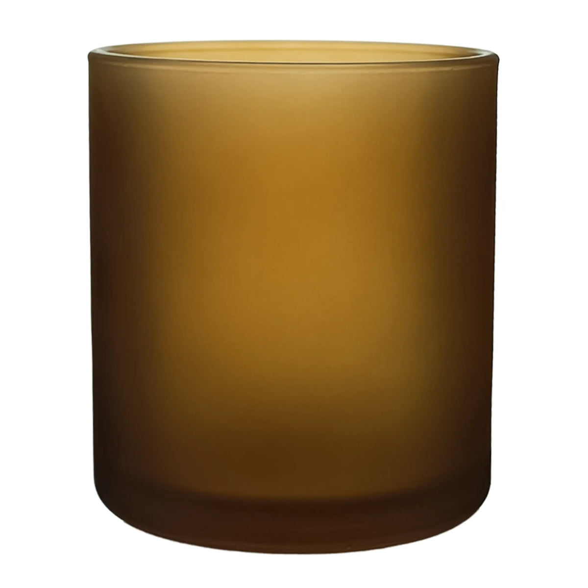 450ml - Mónaco Vaso de vidrio para velas - Frasco Ámbar Satinado - Candle Craft
