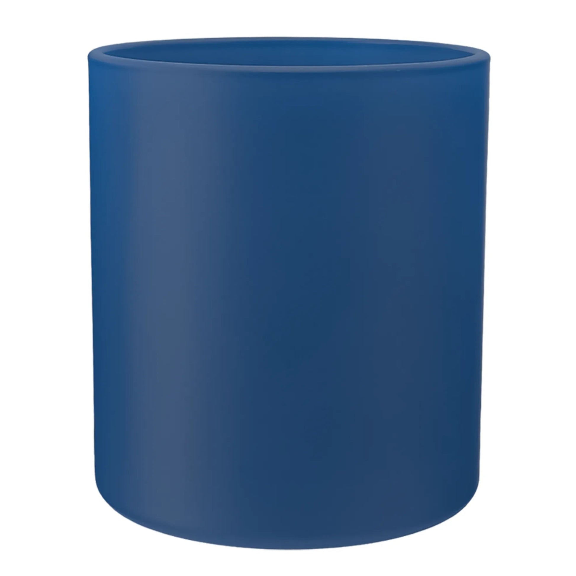 450ml - Mónaco Vaso de vidrio para velas - Frasco Azul Nocturno - Mate - Candle Craft