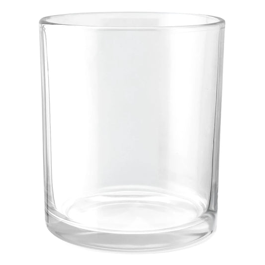 450ml - Mónaco Vaso de vidrio para velas - Frasco Cristal Transparente - Candle Craft