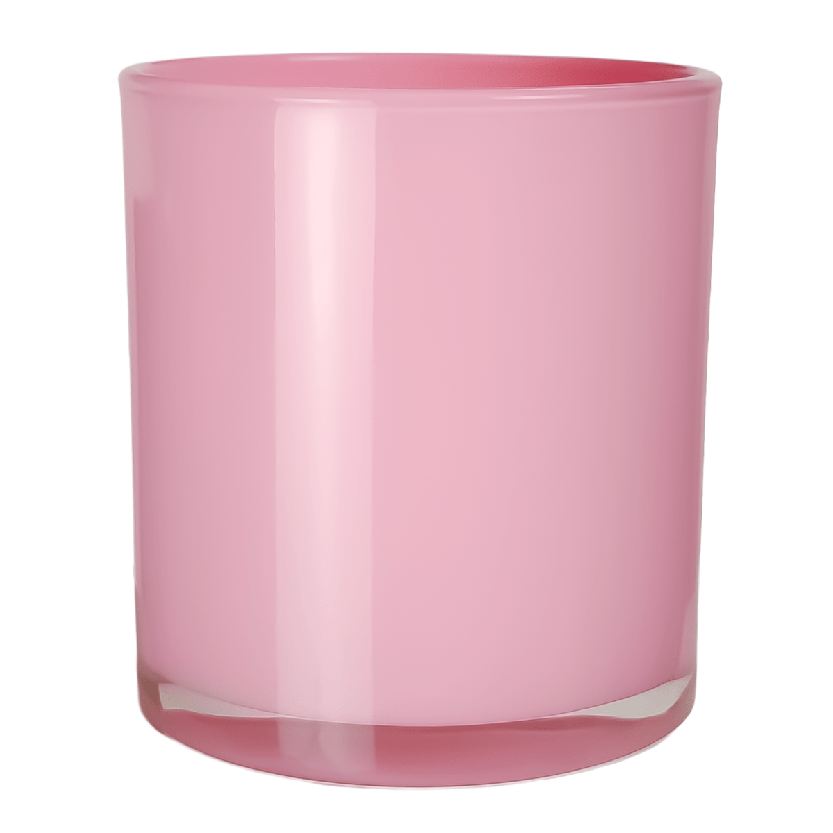 450ml - Mónaco Vaso de vidrio para velas - Rosa Brillante - Candle Craft