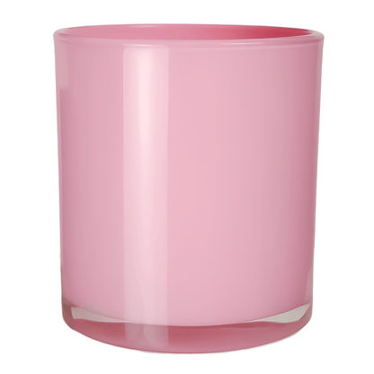 450ml - Mónaco Vaso de vidrio para velas - Rosa Brillante - Candle Craft