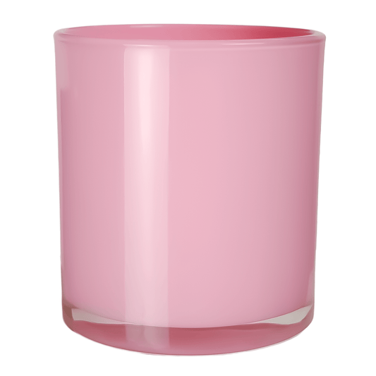 450ml - Mónaco Vaso de vidrio para velas - Rosa Brillante - Candle Craft