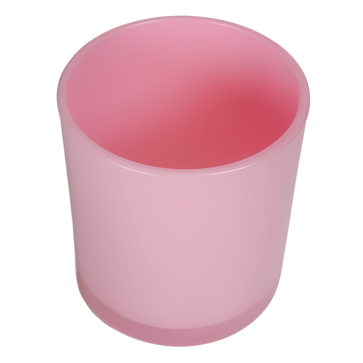 450ml - Mónaco Vaso de vidrio para velas - Rosa Brillante - Candle Craft