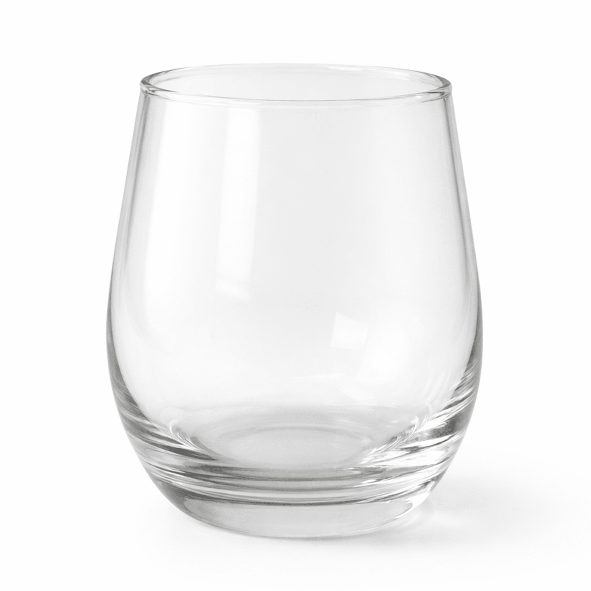 460ml - Mónaco Vaso de vidrio Redondo para velas - Transparente - Candle Craft