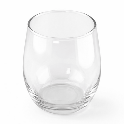 460ml - Mónaco Vaso de vidrio Redondo para velas - Transparente - Candle Craft