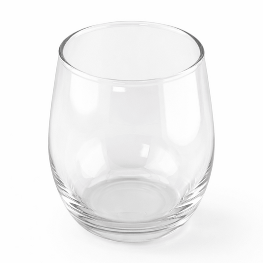 460ml - Mónaco Vaso de vidrio Redondo para velas - Transparente - Candle Craft