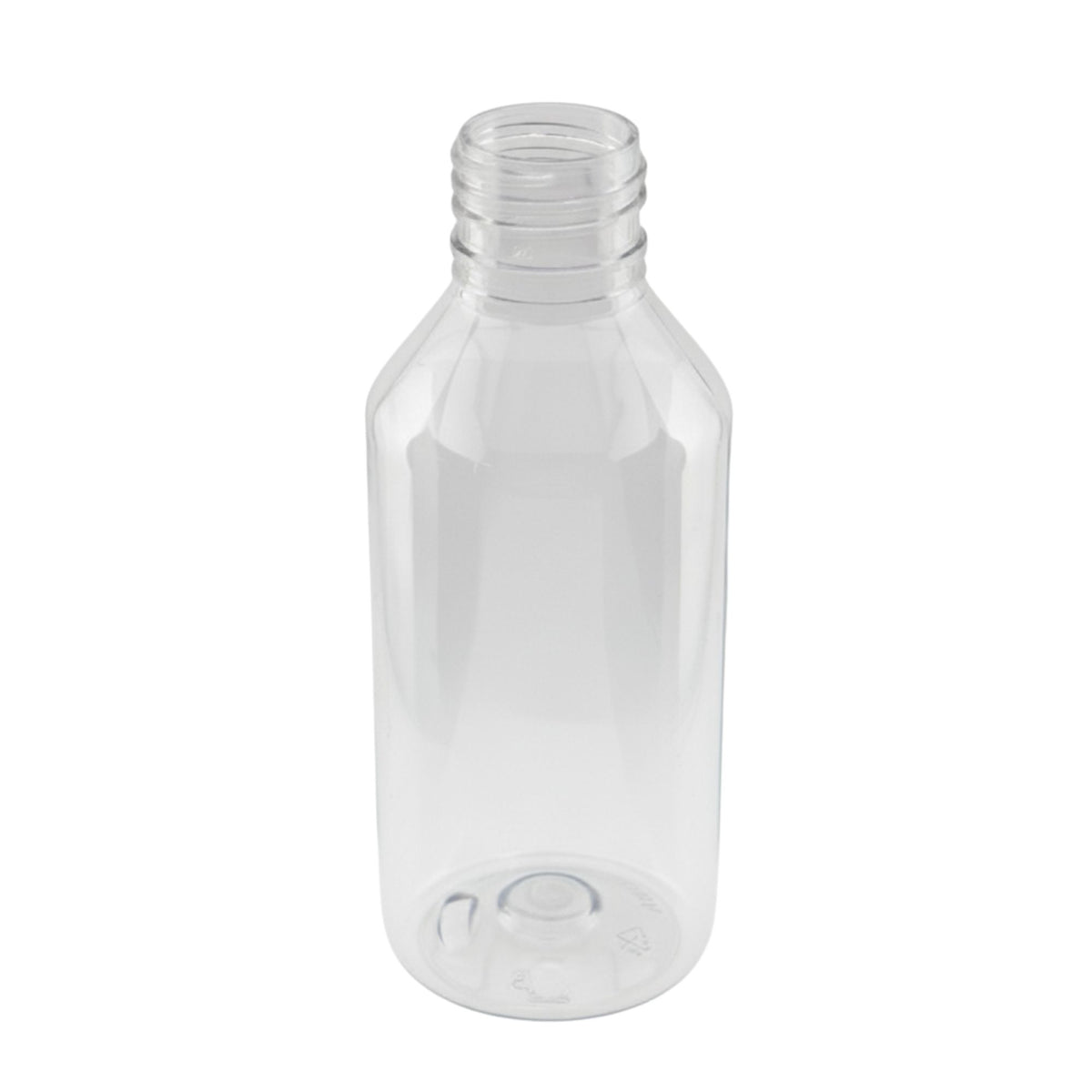 240ml Botella de Plástico PET - Rosca R-24 - Transparente