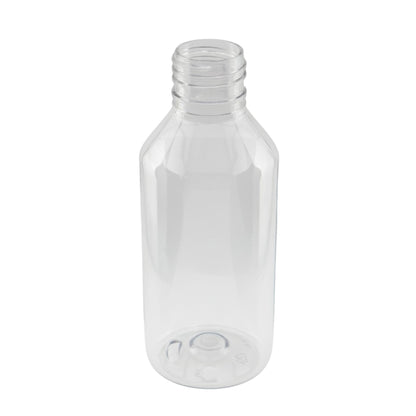 240ml Botella de Plástico PET - Rosca R-24 - Transparente