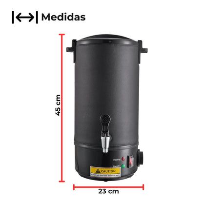 Kit Fundidor de Cera de 10 L – Derretidor de Cera Eléctrico Profesional con Llave Dispensadora hasta 110°C – Wax Melter para Velas Artesanales
