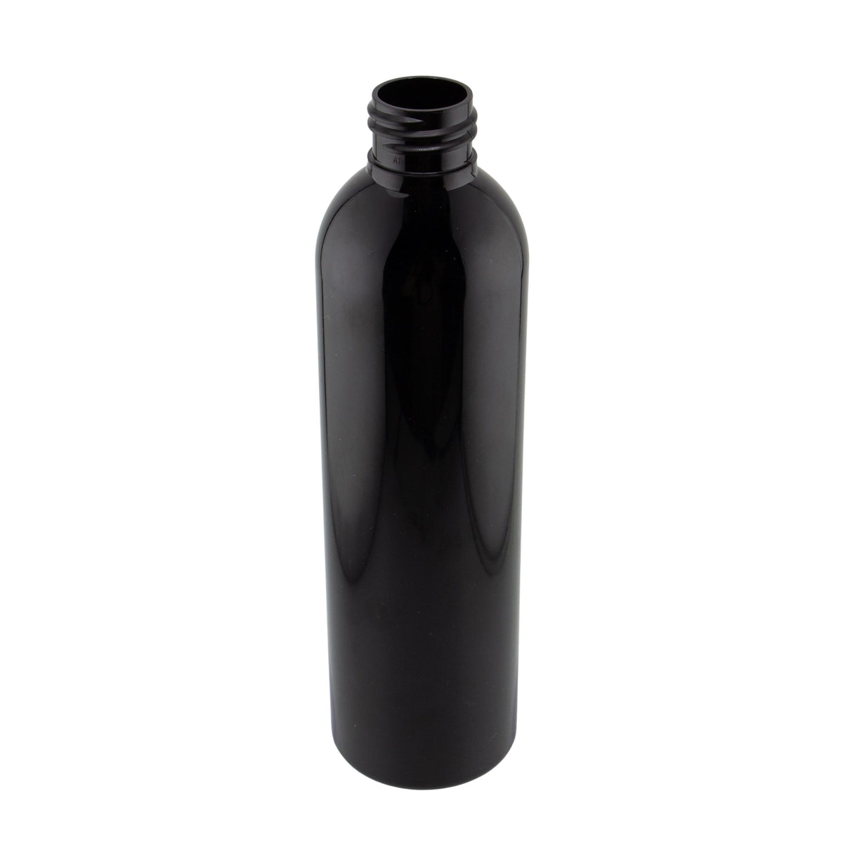 250ml Botella de Plástico PET - Rosca R-24 - Negro